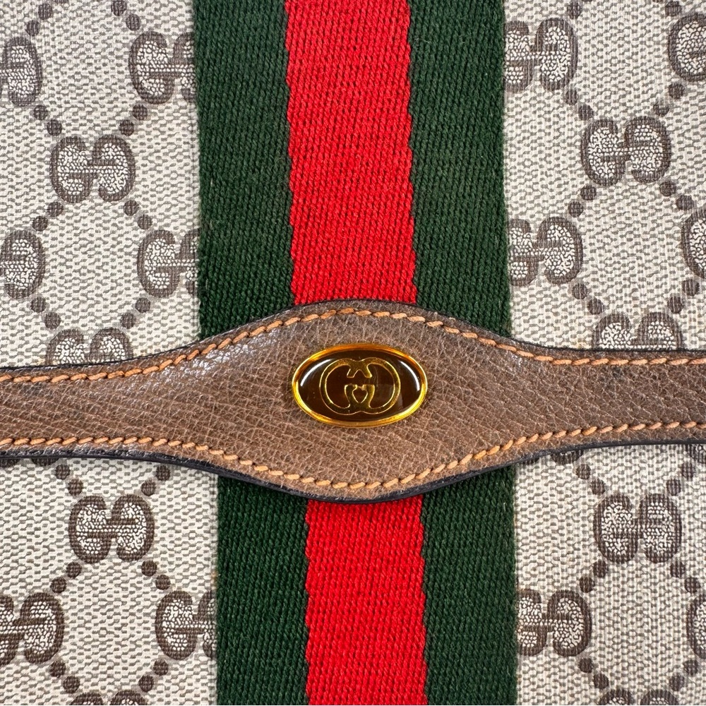 Gucci Ophidia GG Supreme Monogram Clutch – RARE LARGE SIZE - Picture 7 of 13